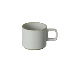 Hasami Porcelain 11 oz. Mug, Gloss Grey