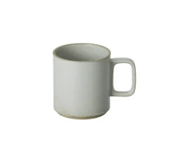 Hasami Porcelain 13 oz. Mug, Gloss Grey