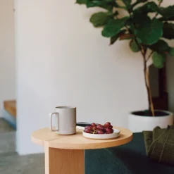 Hasami Porcelain 11 oz. Mug, Gloss Grey