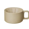 Hasami Porcelain Dripper, Natural
