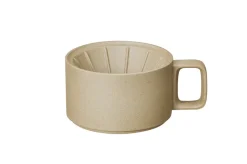 Hasami Porcelain Dripper, Natural
