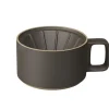 Hasami Porcelain Dripper, Black