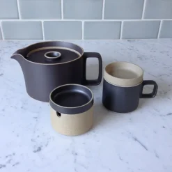 Hasami Porcelain Lid / Coaster, Black