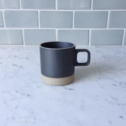 Hasami Porcelain Lid / Coaster, Gloss Grey