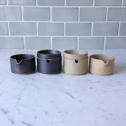 Hasami Porcelain Lid / Coaster, Natural