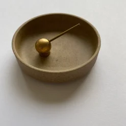 Hasami Porcelain Lid / Coaster, Gloss Grey