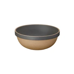 Hasami Porcelain Medium Mid-Deep Round Bowl, Black