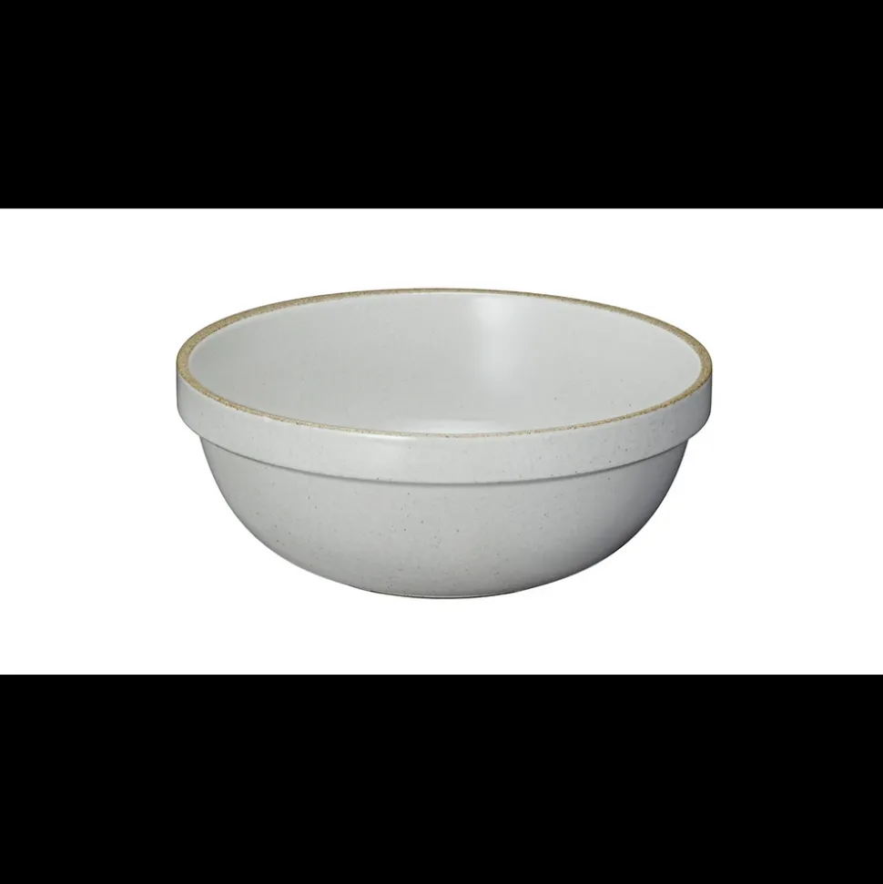 Hasami Porcelain Medium Mid-Deep Round Bowl, Gloss Grey