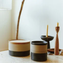 Hasami Porcelain Small Bowl - Tall, Gloss Grey