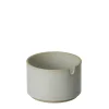 Hasami Porcelain Sugar Pot, Gloss Grey
