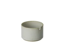 Hasami Porcelain Sugar Pot, Gloss Grey