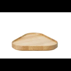 Hasami Porcelain Wood Plate / Tray - Triangle, Ash