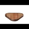 Hasami Porcelain Wood Plate / Tray - Triangle, Walnut
