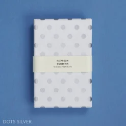 Hataguchi Collective Greeting Card Boxed Set, Silver Dot