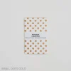 Hataguchi Collective Small Envelope and Notecard Set, Gold Dots
