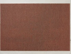 Heathered Shag Doormat, Burnt Coral