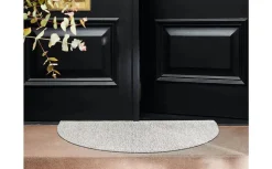 Heathered Shag Welcome Mat, Burnt Coral