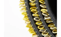 Heathered Shag Welcome Mat, Burnt Coral