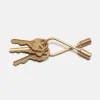 Helix Key Ring, Brass