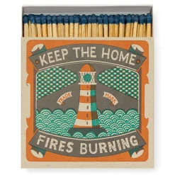 Home Fires Square Matchbox