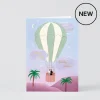 Hot Air Balloon Greeting Card