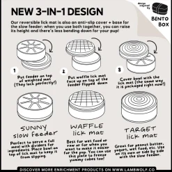 3-IN-1 BENTO Slow Feeder Bowl