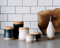 Kinto Ceramic Oil Bottle 300 ml, White