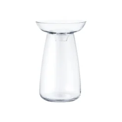 Kinto Clear Aqua Culture Vases, Two Sizes