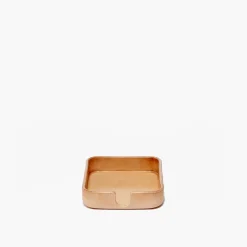 Kobon Natural Leather Tray, Square