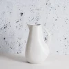 Kuduo Stoneware Pitcher, Matte White