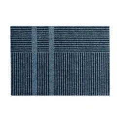 Løype Floor Mat, Stormy Blue