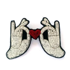 Macon et Lesquoy Hand-Embroidered Pins