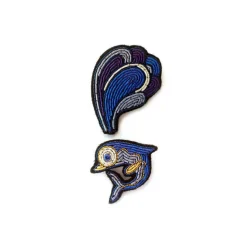 Macon et Lesquoy Hand-Embroidered Pins