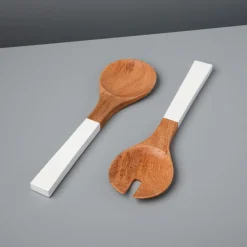 Madras Mango Wood Serving Set, Large