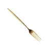 Matte Gold Appetizer Fork