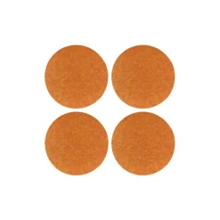 Merino Wool Felt Coaster Sets, Round - Assorted Colors