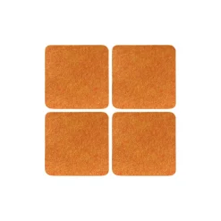 Merino Wool Felt Coaster Sets, Square - Assorted Colors