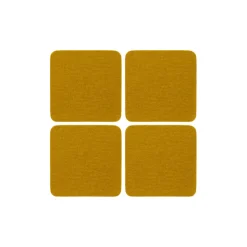 Merino Wool Felt Coaster Sets, Square - Assorted Colors