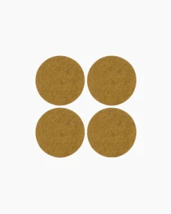 Merino Wool Felt Coaster Sets, Round - Assorted Colors