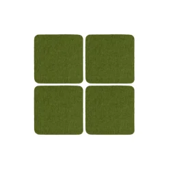 Merino Wool Felt Coaster Sets, Square - Assorted Colors