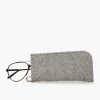 Merino Wool Felt Eyeglass Sleeve, Granite