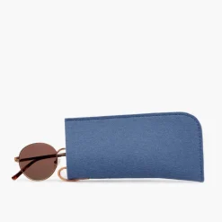 Merino Wool Felt Eyeglass Sleeve, Horizon