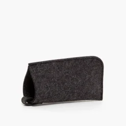 Merino Wool Felt Eyeglass Sleeve, Charcoal