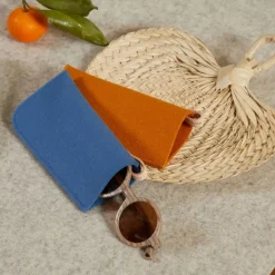 Merino Wool Felt Eyeglass Sleeve, Horizon