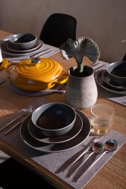 Merino Wool Felt Placemats, Rectangle - Assorted Colors