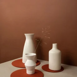 Merino Wool Felt Trivets, Round - Assorted Colors