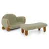 Miniature Felt Sofa and Coffee Table Set