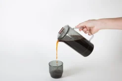 850 mL Glass French Press, Grey