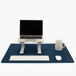 Mosen Large Merino Wool Felt Desk Pad, Marine