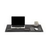 Mosen Large Merino Wool Felt Desk Pad, Charcoal